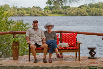 Chundukwa River Lodge: Gail Kleinschmidt and Doug Evans