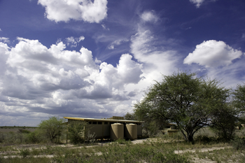 Kalahari Plains Camp: Regenwassersammeltanks