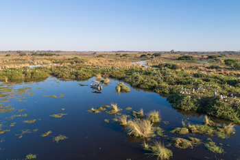 Kanana Camp: Vogelkolonie - Luftbild