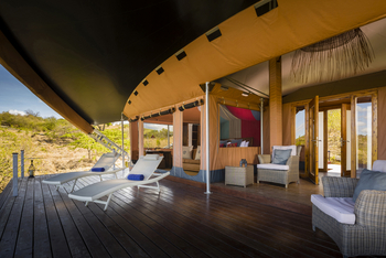 Mahali Mzuri: Privater Balkon