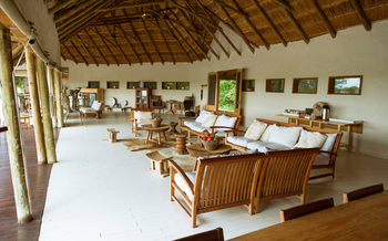 Nxai Pan Camp: Sitzgruppe