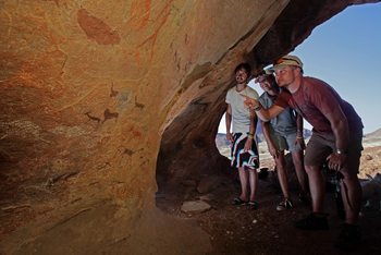 Rostock Ritz Desert Lodge: Felsmalereien