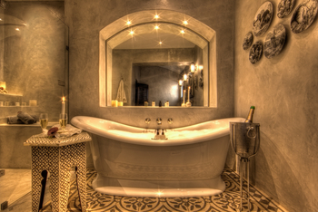 Chobe Game Lodge: Standardzimmer - Wanne