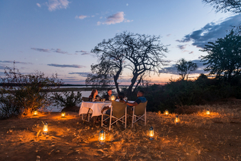Royal Zambezi Lodge: Bush Dinner