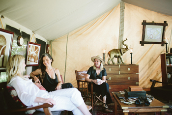 Sentinel Mara Camp: Zusammenkunft im Loungebereich