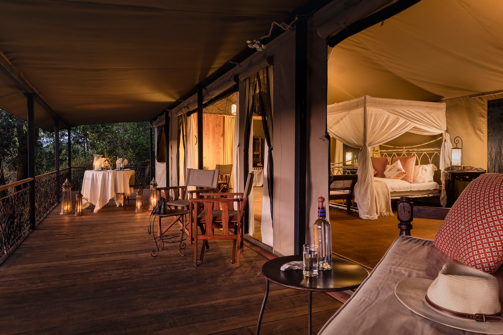 Serian Camp The Original Serian Camp The Original: Privates Dinner auf der Terrasse