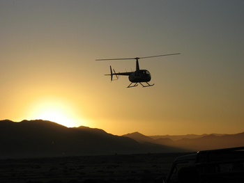Sossusvlei Lodge: Helikopterrundflug