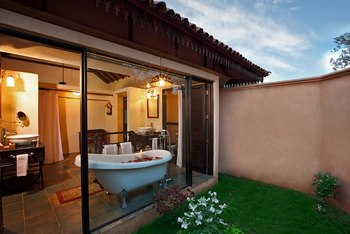 Tuli Tiger Corridor: Gästebad und privater Hof