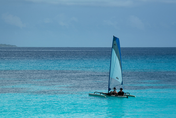 andBeyond Mnemba Island Lodge: Katamaran