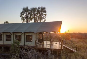 Camp Kalahari: Veranda Familienzelt