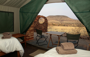 Etendeka Mountain Camp Etendeka Mountain Camp: Gästezelt