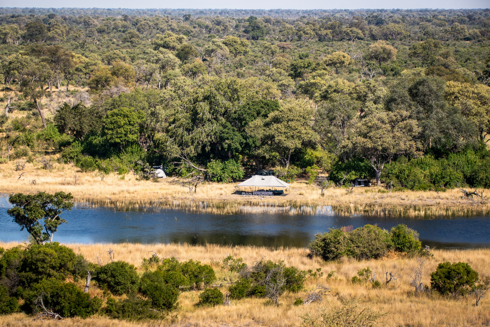 Beagle Expeditions Beagle Expeditions: Camp mit Wald im Rücken