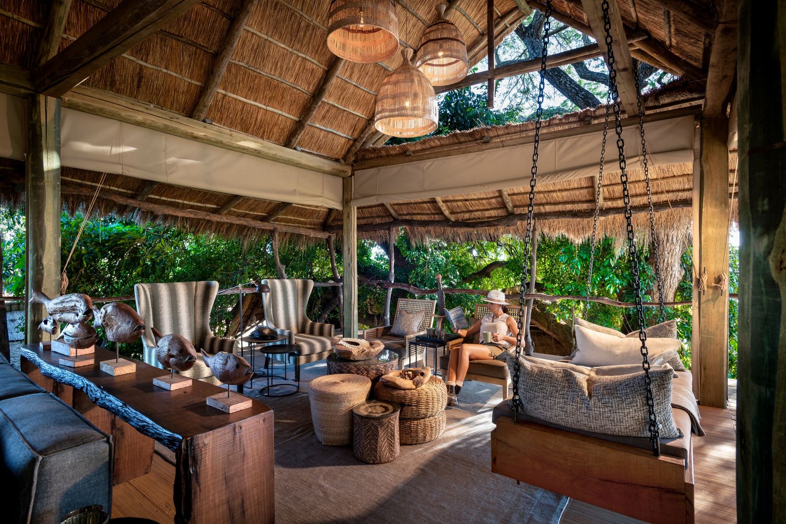 Nyamatusi Camp Nyamatusi Camp: Lounge draußen