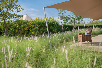 The Oberoi Vindhyavilas Wildlife Resort: Private Sit-out