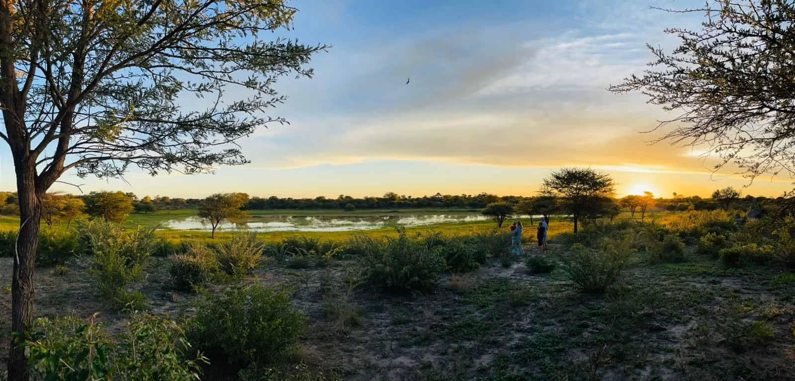Fiume Bush Camp Fiume Bush Camp: Sonnenuntergang