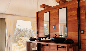 Konkamoya Lodge: Waschtisch