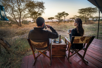 Lemala Ewanjan Tented Camp: Morning Coffee