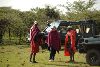 Mara Siana Camp: Guides und Gast