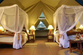 Mbuzi Mawe Serena Camp: Zeltinterieur