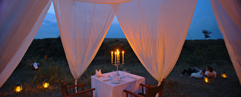 Naibor Camp: Naibor Wilderness Camp Bush Dinner