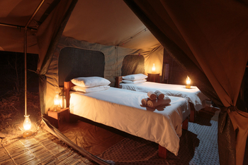 Nkonzi Bush Camp: Einzelbetten