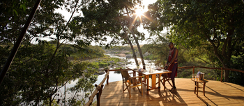 Rekero Camp: Flussdeck