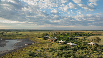 Daunara Safari Camp: Schrägsicht