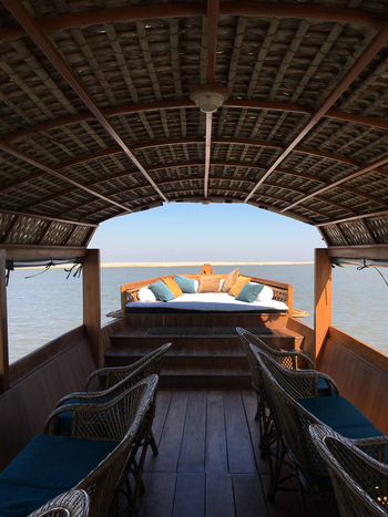 Diphlu River Lodge: Delfinsafariboot