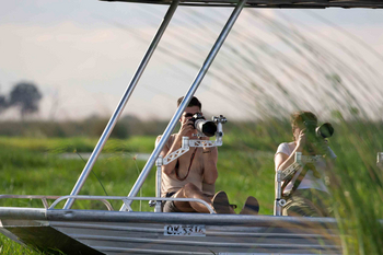 Duba Plains Camp: Kamera-Stative