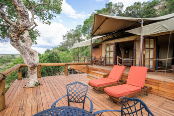 Elewana Serengeti Migration Camp: Veranda