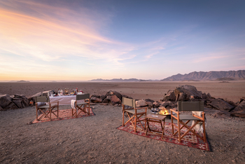 Hoodia Desert Lodge: Dinner unter freiem Himmel