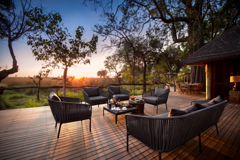 Nxabega Okavango Tented Camp: Auf dem Deck
