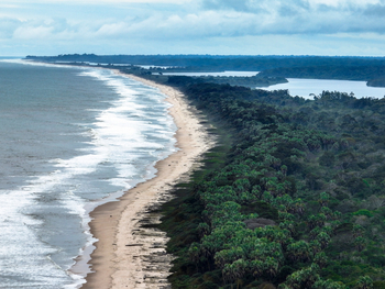 Sette Cama Eco Camp: Lagunen und Wald