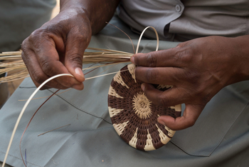 Vumbura Plains Camp: Flechtkunst