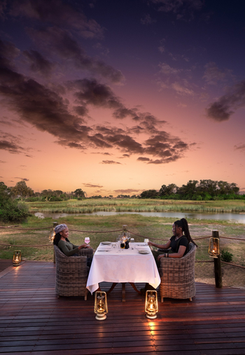 Atzaro Okavango Camp: Private Dinner