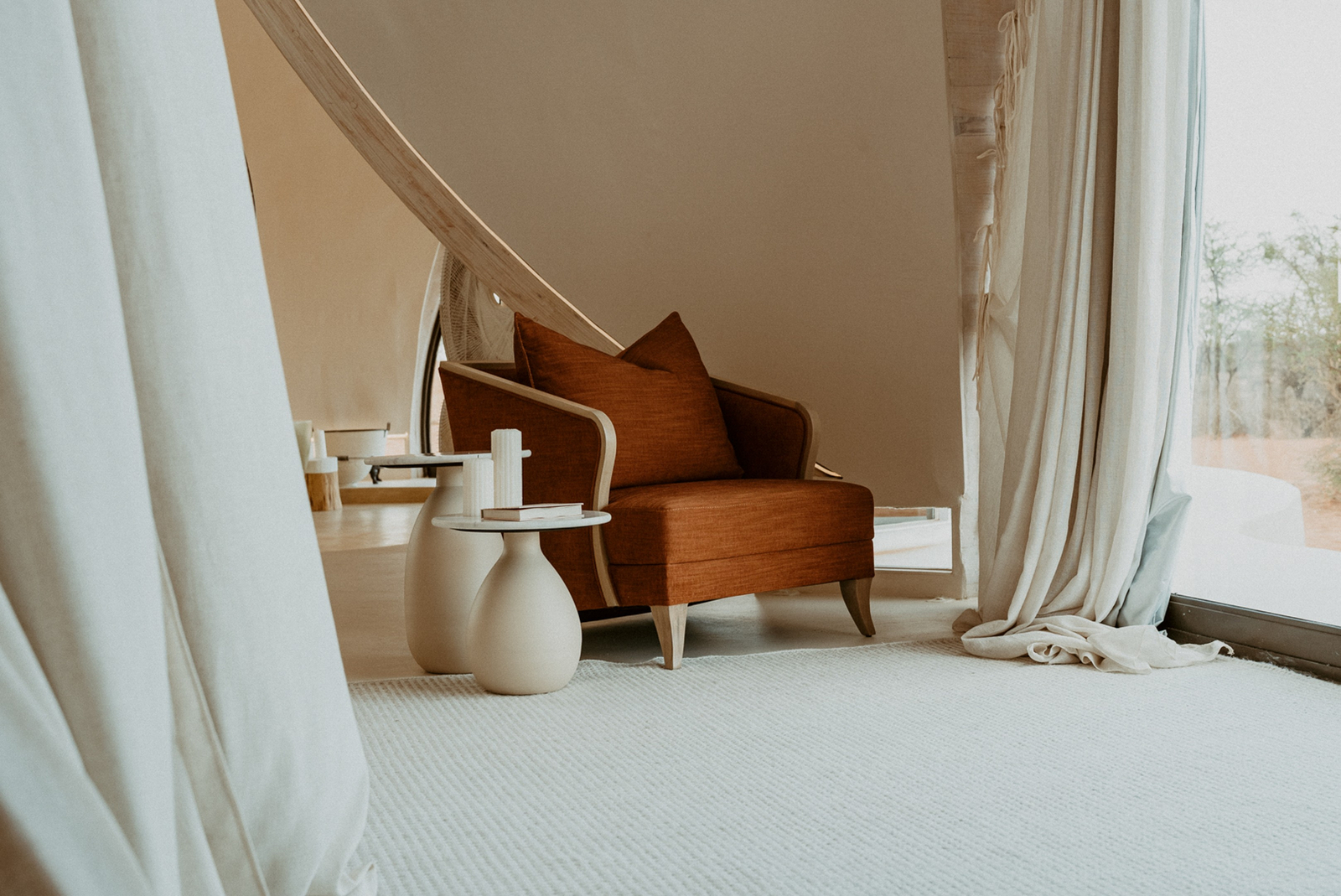 Reverie Kalahari Pod Reverie Kalahari Pod: Schlafzimmer