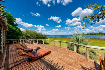 Semowi Nature Camp: Blick auf den Gomoti River