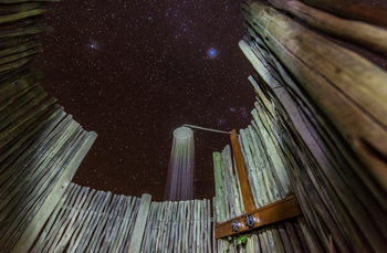 Tau Pan Camp Tau Pan Camp: Duschen unter dem Orion