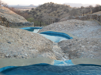 Ugab Terrace Lodge: Felsen-Pool