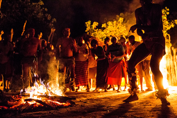 Vumbura Plains Camp: Tanz in der Boma