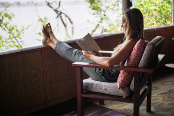 Chundukwa River Lodge: Sit-out