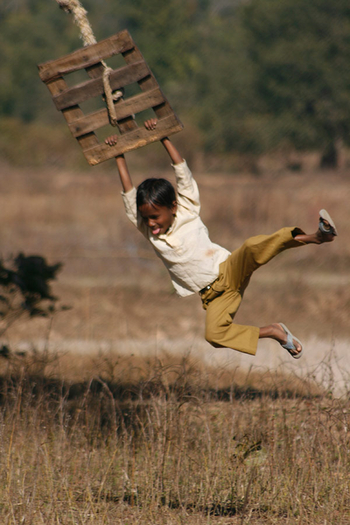 Flame of the Forest Safari Lodge: Schaukel