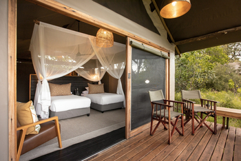 Little Sable Camp: Gästezelt mit zwei Einzelbetten