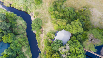 Mara Plains Camp: Luftbild