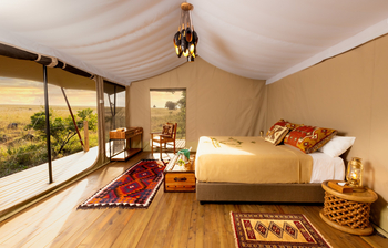 Saruni Wild: Gästezelt mit Ausblick