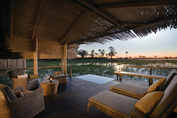 Belmond Eagle Island Lodge: Überschwemmtes Land