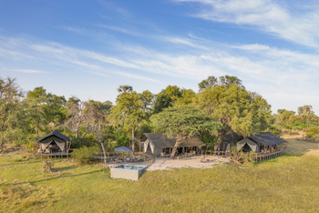 Gomoti Private Camp Gomoti Private Camp: Luftbild