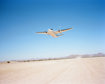Hoanib Valley Camp Hoanib Valley Camp: Start am Airstrip von Fort Sesfontein