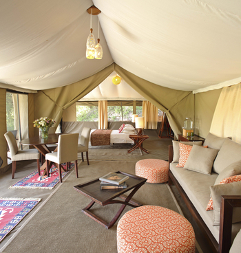 Kicheche Mara Camp: Family Suite Lounge