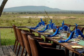 Mara Siana Camp: Lunch im Freien